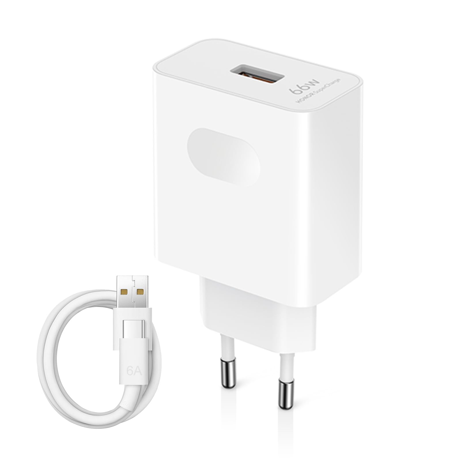 HONOR 66W SuperCharge Caricabatterie con Cavo di Ricarica USB