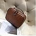 Produktbild GHMOZ Retro Kosmetiktasche Haushaltsaufbewahrungstasche Multifunktionswaschbeutel Reise Aus Tragbarem PU-Material Wohlfühlen Metallschieber Mehrfarbig Optional Kosmetiktasche (Color : Brown)