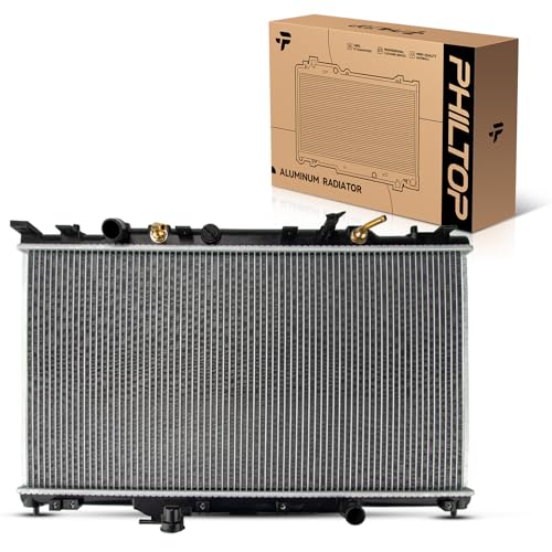 Image of PHILTOP Radiator Compatible with CR-V 2002-2006, Element 2003-2006, Automotive Engine Radiator Replace# CU2443、2443、2744、2444、19010PPAA52、19010PPLA51、19010PPAA51 | Core Width 28-5 /8 inch fit for 2002-2006 CR-V 2003-2006 Element