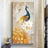 Toile de qualité supérieure : Les tableaux d'art mural Doré Magnifique Paon Animal sont fabriqués en toile de haute qualité, qui est imperméable. L'art mural abstrait est imprimé avec une encre de qualité supérieure, le motif est imprimé clairement et ne s'estompera jamais. Tous les travaux et matériaux sont créés selon les normes les plus élevées.