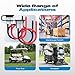 Anderson Connector, 8AWG 50AMP Battery Quick Connect/Disconnect Connector 6 to 12 Gauge 1.25ft Battery Cable Connector 12v-36V Winch Wiring Kit for Cable RV Truck Winch(2 Pack)