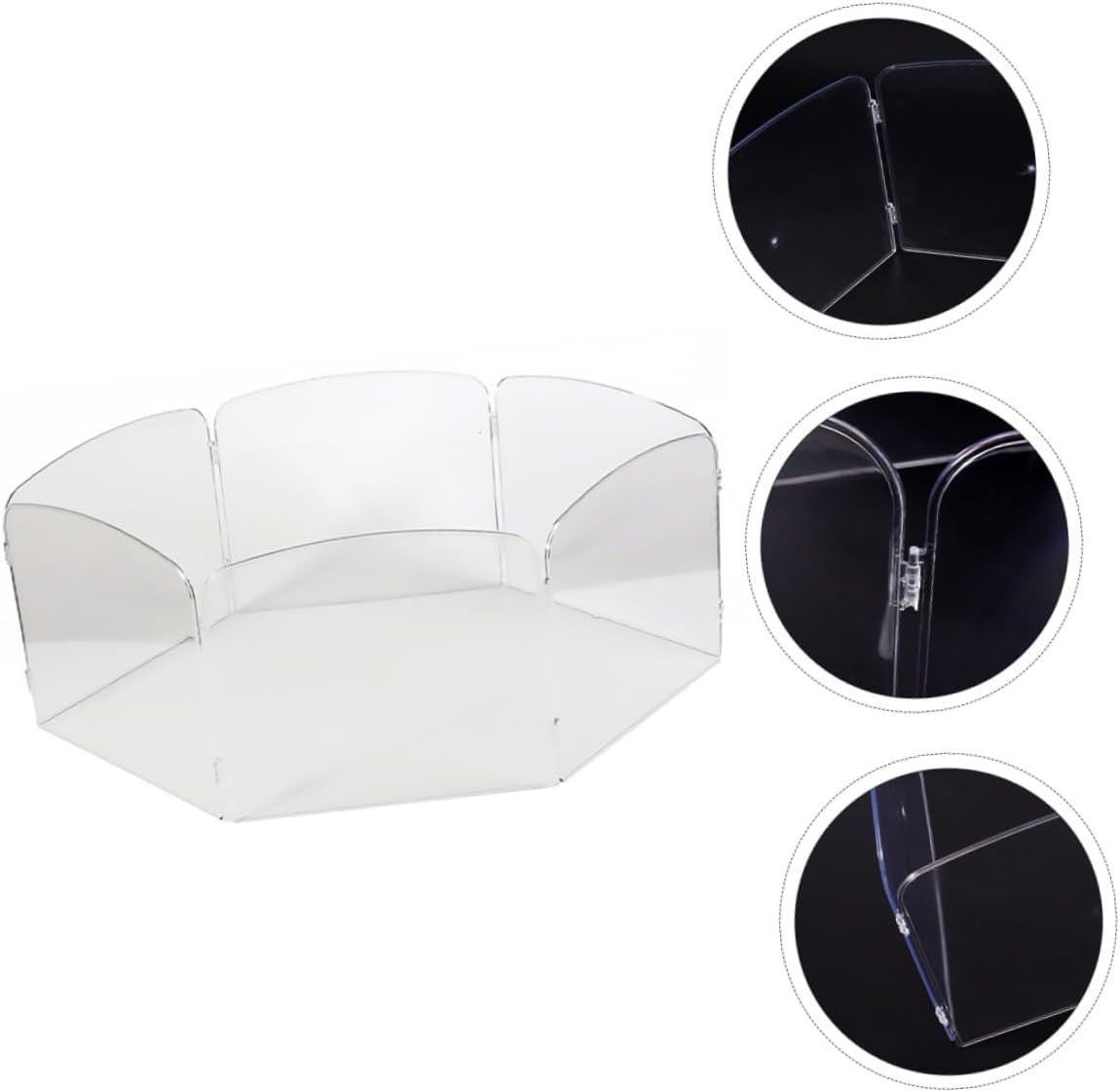 YARNOW 1set Plastic Pet Playpen for Hamsters Chinchillas Guinea Pigs Indoor Safety Fence for Small Animals and Lightweight Enclosure for Home Use