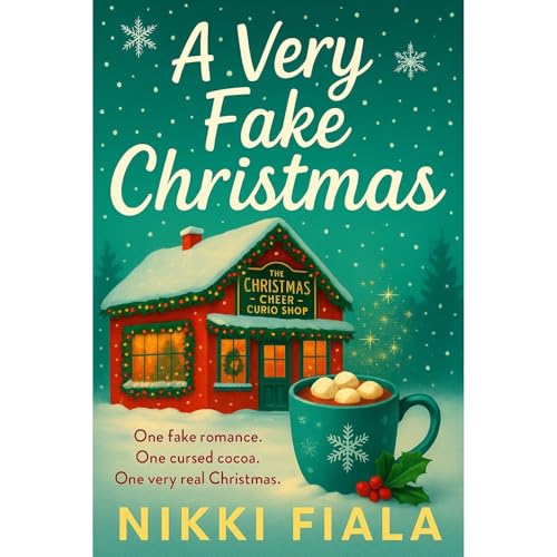 A Very Fake Christmas Audiolibro Por Nikki Fiala arte de portada
