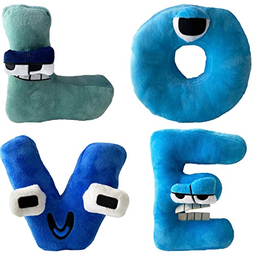 Vizethru Alphabet Lore Plush, Alphabet Lore Plush Animal Toys, Fun Stuffed Alphabet Lore Plush Figure Suitable For Gift Giving Fans (Love) #TOP5