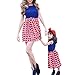 Produktbild Damen Kleider Halbarme Swing Cocktailkleider Party Abschlussball rot S 9382