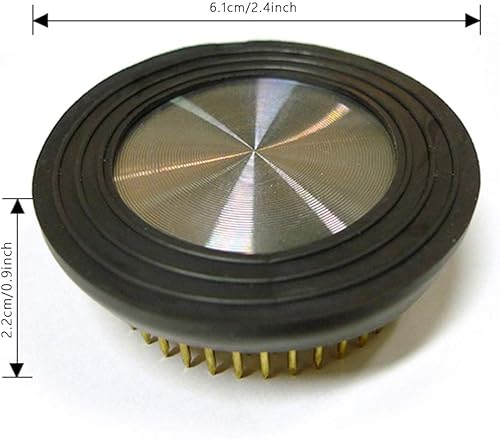 Miniatura 2 de Paquete de 2 ranas redondas para arreglos florales (dorado (2.4 pulgadas)