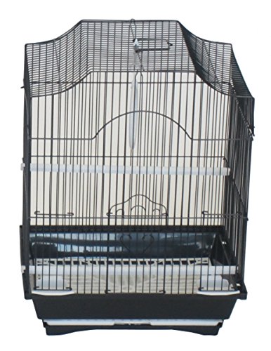 Image of YML A1334BLK Cornerless Flat Top Cage, Medium