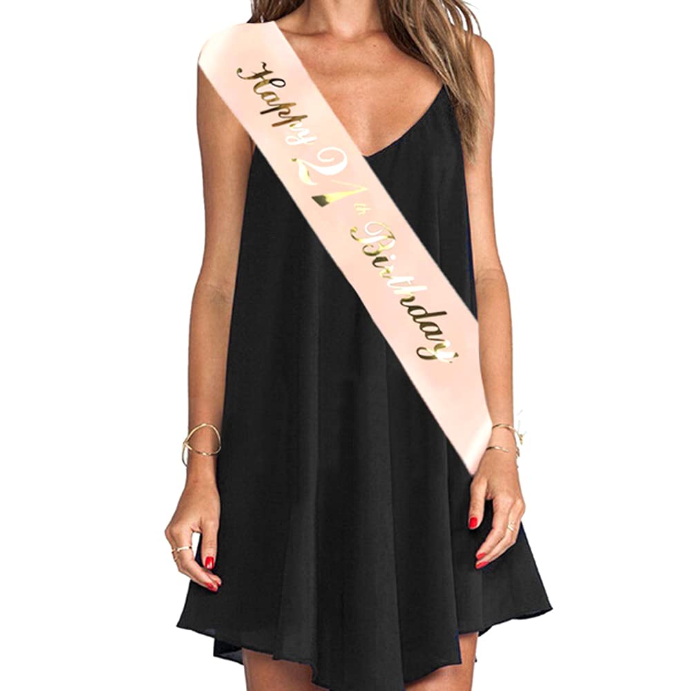 Fantasyon - Corona e fascia per 60° compleanno, diadema in cristallo, per compleanno del 60° compleanno, corona con strass per 60° compleanno, accessori per feste (60 anni