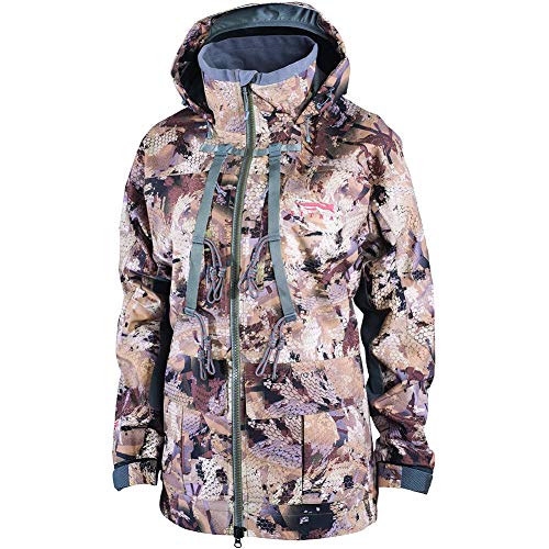Sitka Women's Hudson Waterproof Insulated Hunting Jacket, Optifade Waterfowl, Large