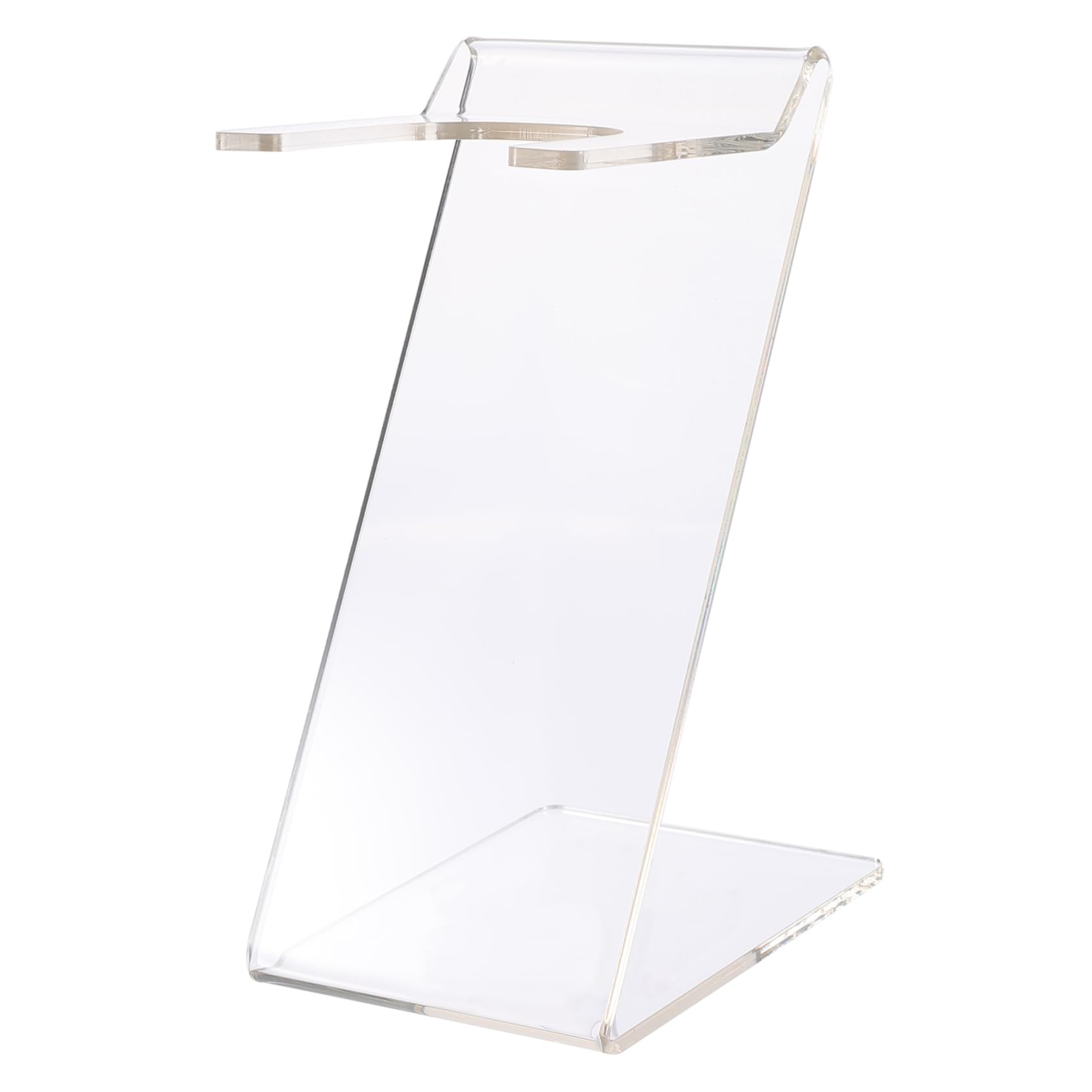 Didiseaon Hair Dryer Display Rack Hair Dryer Holder Glass Material Wall Mount for Salon and Home Use