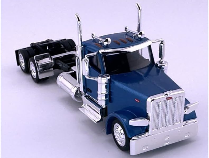 589 2-Axel Day Cab Blue Metallic 1/87 (HO) Plastic Model Car by HO Logistics HL-589061