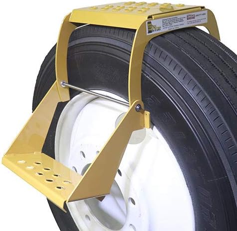 Unique Truck Equipment Big Truck Tire Step 1-Step 5100, Silver Aluminum & Steel, Modern Style, 400 lb Capacity