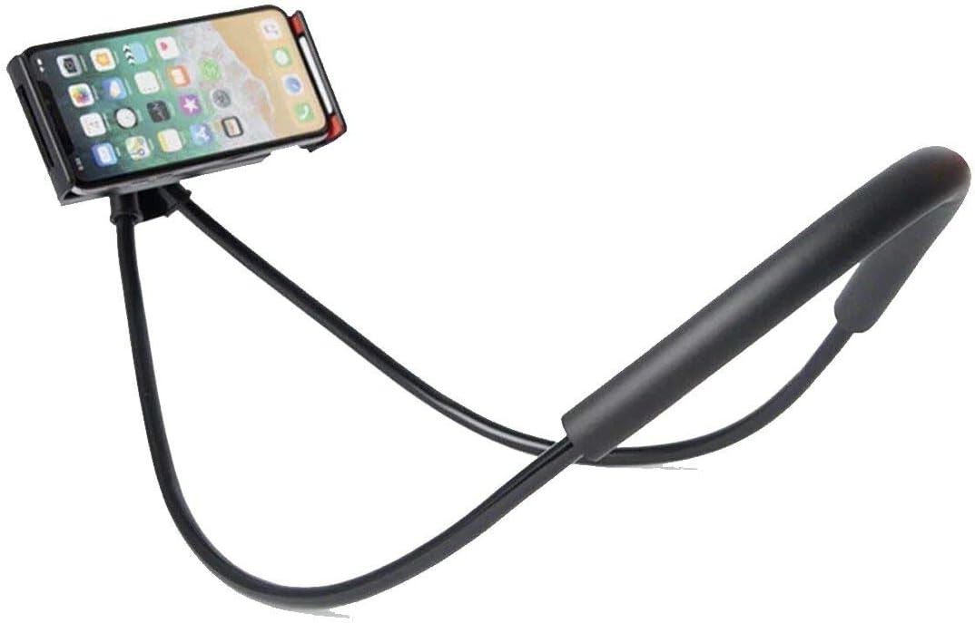 Techgadget Lazy Flexible 360° Degree Neck Mobile Phone Holder Surface Stand Hands Free for iPhone Android