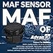 AdvanEX 13627513956 Mass Air Flow Sensor MAF Compatible with BMW 325i/325Ci/330i/330Ci/X3 E83 E46 E56 Replaces 13627566983 5WK9642Z 13627513957