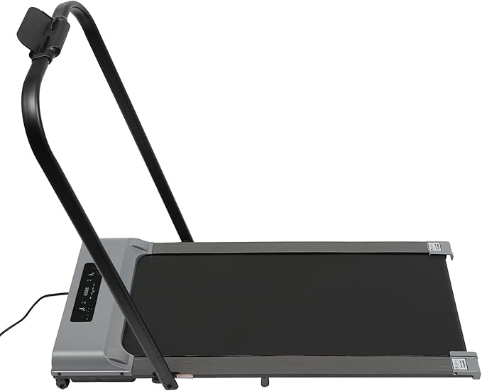 Tapis roulant elettrico pieghevole 2 in 1, 1 – 10 km/h, walking machine con telecomando e indicatore LED, doppio assorbimento degli urti, per la casa, non è necessario alcun montaggio