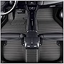 Car Floor Mats for BMW I4 2022-2023 Protection Leather Automotive Full Coverage Pads Anti-Slip All Weather Car Floor Mat Black Strips