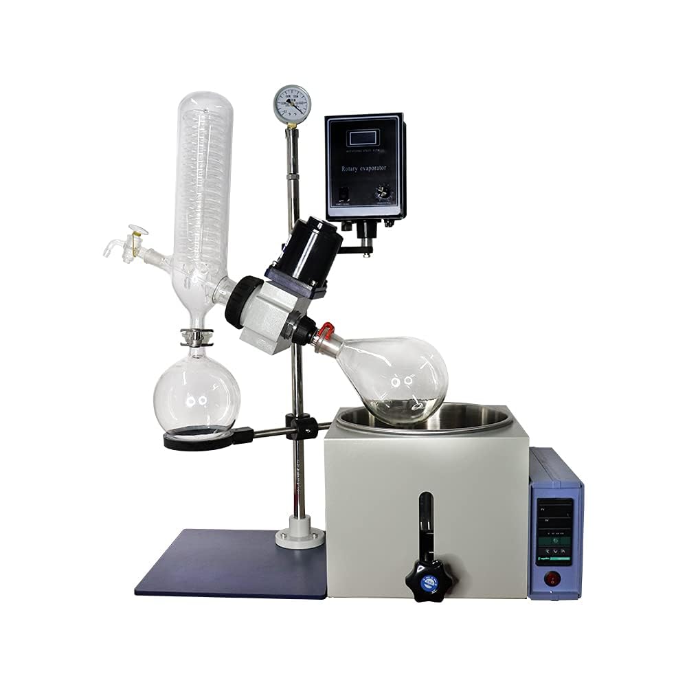 Rotationsverdampfer-Laborausrüstung, 1 l automatisches Hebe-Set für effiziente Lösungsmittelentfernung, ideal für Destillation und Konzentration, langlebiges, benutzerfreundliches Design