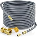 NUPICK 48FT 1/2" Natural Gas Hose,Natural Gas Conversion Kit for Grill with Quick Connect Fitting for BBQ, Grill, Pizza Oven, Patio Heater and More NG Appliance