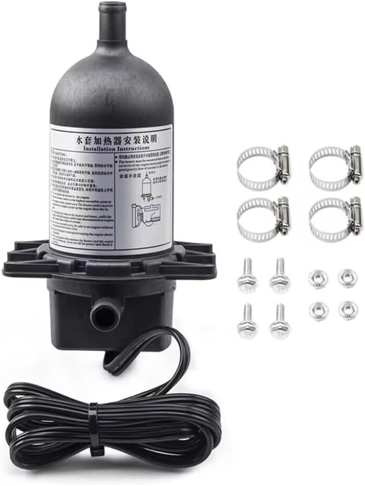 500W 1000W 1500W Generator Heater 120V 240V Self-circulating Preheater Thermostat Water Heater Jacket Parts(500W,120V)