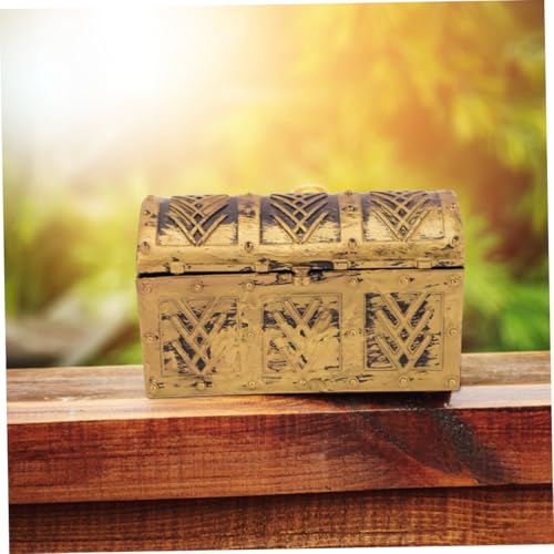 HEALSOPTHY 8個 ミニ海賊宝箱 軽量コンパクト 小物入れ 友達への誕生日プレゼント ハロウィン クリスマス 海賊ごっこや冒険ゲーム用の宝物収納