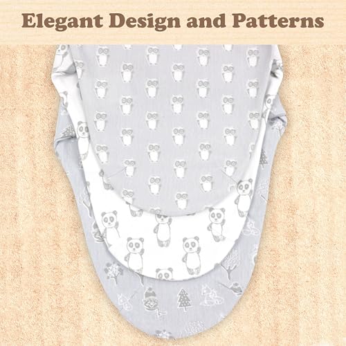 Image of Swaddles for Newborns - 3-Pack Infant Swaddles 0-3 Months - Adjustable Newborn Swaddle Sleep Sack - Soft Organic Cotton Baby Wrap for Safe & Cozy Sleep