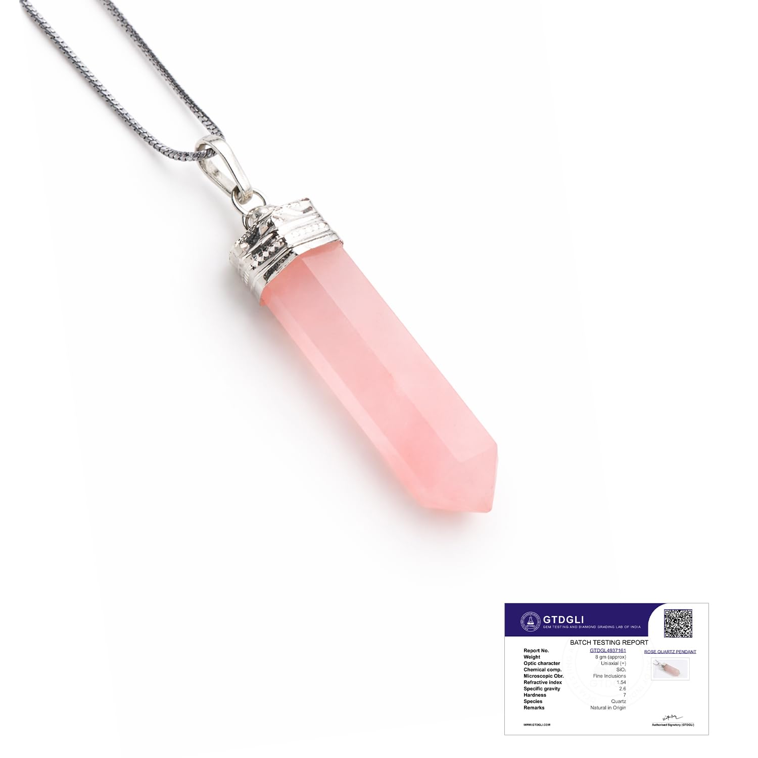Astrotalk Love Attraction Pencil Pendant | Heart Chakra Healing