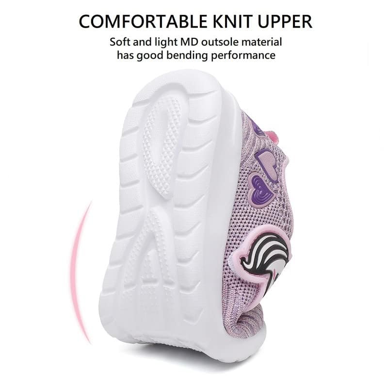 GEERX YUMI Toddler Girl Athletic Tennis Shoes Lightweight Breathable Comfortable Sport Walking Running Unicorn Sneakers (Toddler/Little Kid)3