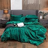Rayon Bedding Set Solid Color Bed Cover Set Twin King Size Duvet Cover Sets