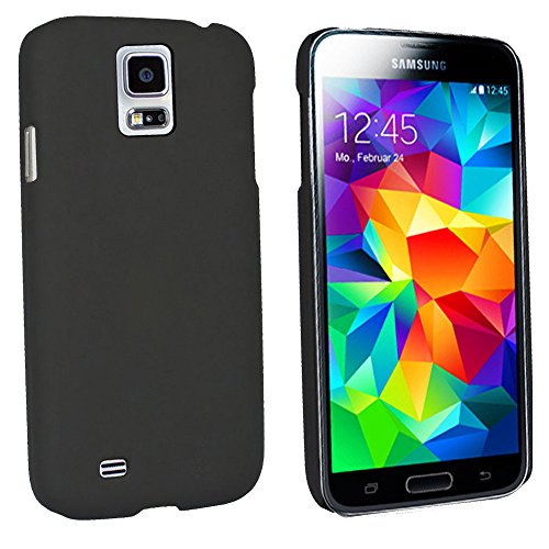 D-Parts Fontastic Hard Cover Pure, Nero, Compatibile con Samsung Galaxy S5 (ltsagas5bc01)
