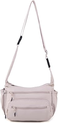 Nylon Crossbody Bag for Women Trendy Travel Shoulder Handbag Purse