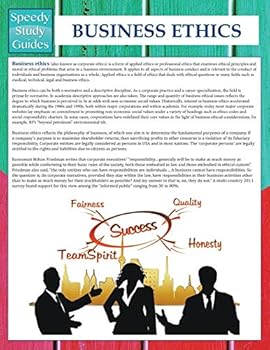 Paperback Business Ethics (Speedy Study Guides) Book