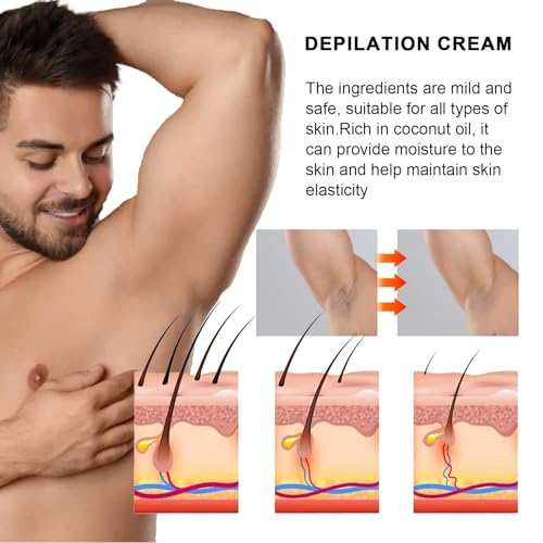 Crème dépilatoire hommes anti irritation pour éviter les coupures - 7