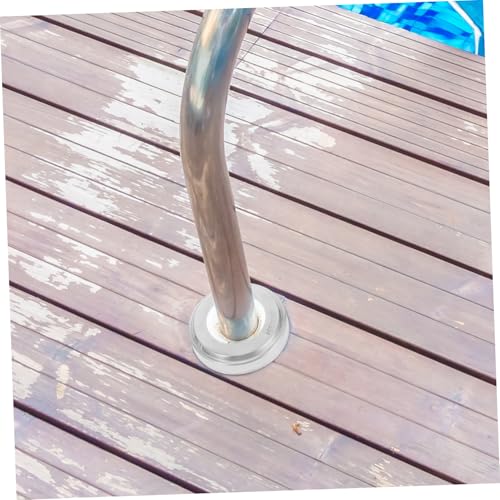 Cubiertas de Escalera para Piscina de Acero Inoxidable 4 pcs miniatura 5