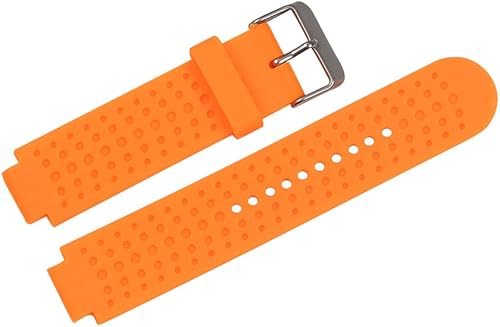 Miniatura 6 de Correa de repuesto compatible con Garmin Forerunner 25 GPS Running Watch Pulsera Fitness Tracker para Smarwatch (correa de hombre) (negro)