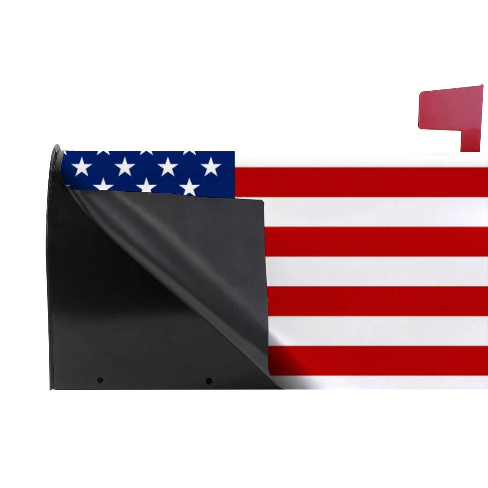 Kuizee Briefkasten-Abdeckung – Patriotische US-Flagge, Magnetisch, 53,3x45,7 Cm, Wetterfest