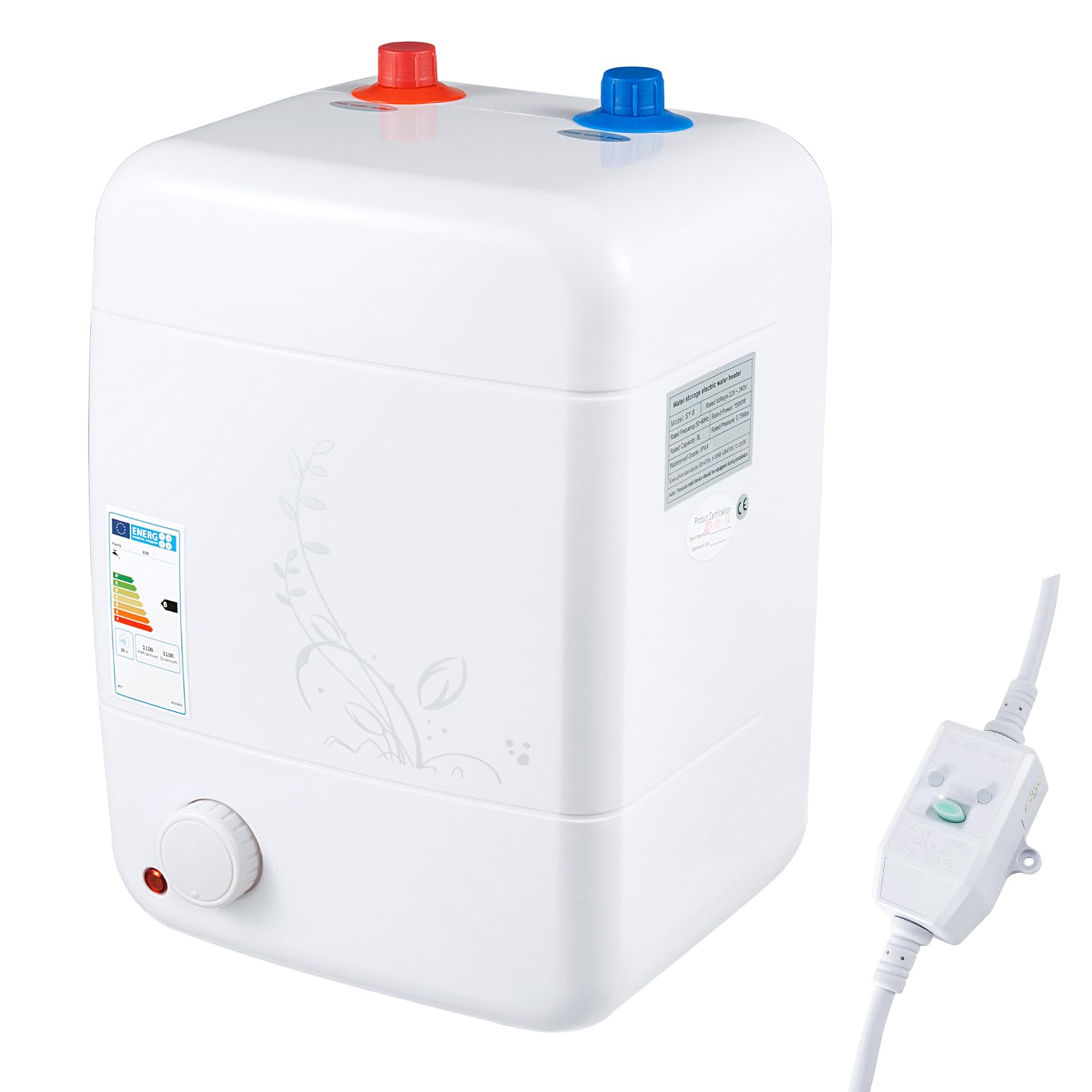Chauffe-eau sous table 5 l 30-75 ℃ température réglable pour