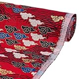 Matériau de qualité:le tissu délicat est fait de coton léger et difficile à décolorer. Le tissu a une belle couleur et un toucher doux.. Veuillez noter que notre tissu n'est pas extensible et qu'il ne peut pas être utilisé pour confectionner des vêtements serrés.