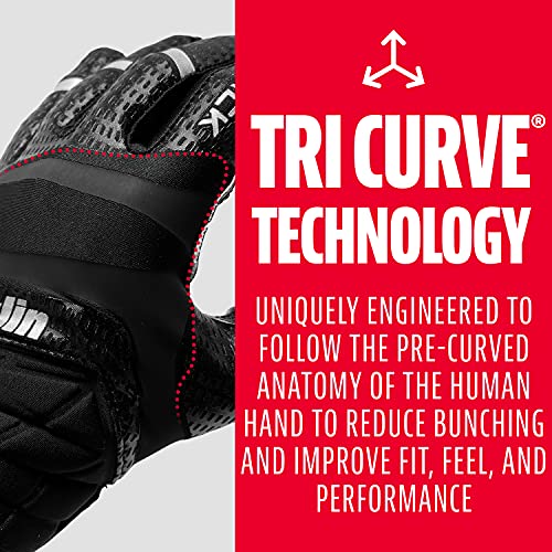 Franklin Sports Football Receiver Gloves - Adult and Youth Football Receiver Gloves - Extra-Grip Premium Football Gloves for All Ages - Hi-Tack - SFIA Approved - Image 5