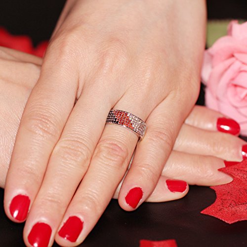 Uloveido Anello Bandiera da Uomo Germania Anelli