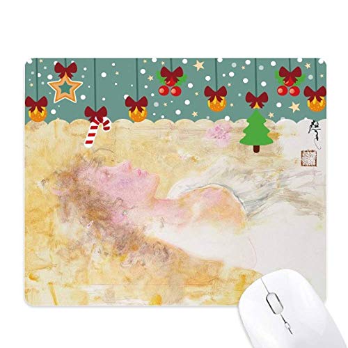Tapis de souris de Noel Rose in Wind XJJ pour embellir votre bureau
