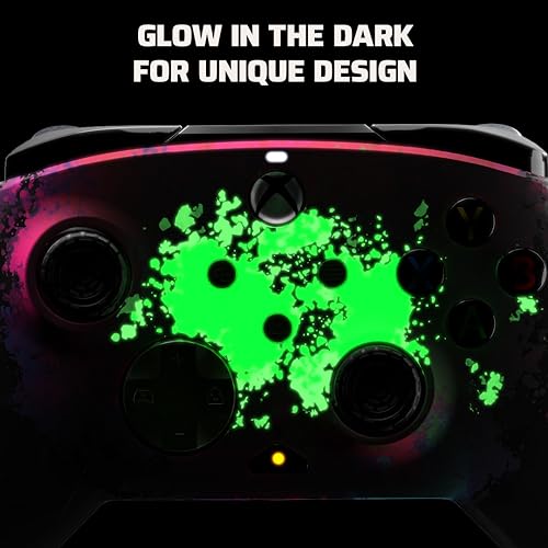 PDP Xbox REMATCH GLOW Wired controller - Space Dust