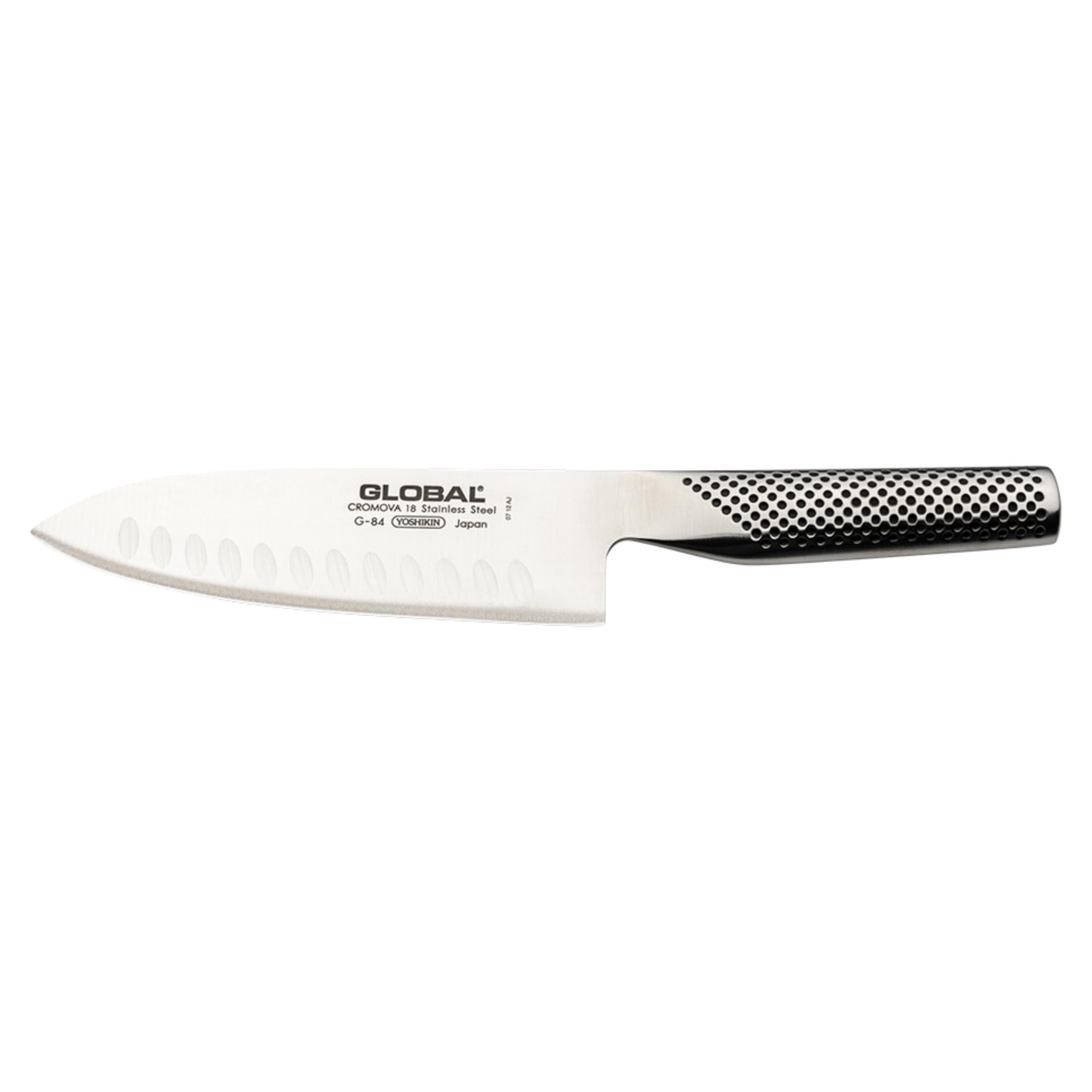 G-84 Cuchillo Santoku alveolado hoja 16 cm