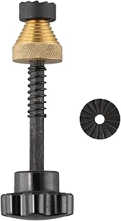 Outil de r&eacute;installation de robinet avec guide filet&eacute; et coupe-acier pour fuites de robinets de baignoire, r&eacute;installation pr&eacute;cise et retrait du tartre, r&eacute;paration de plomberie en acier durable