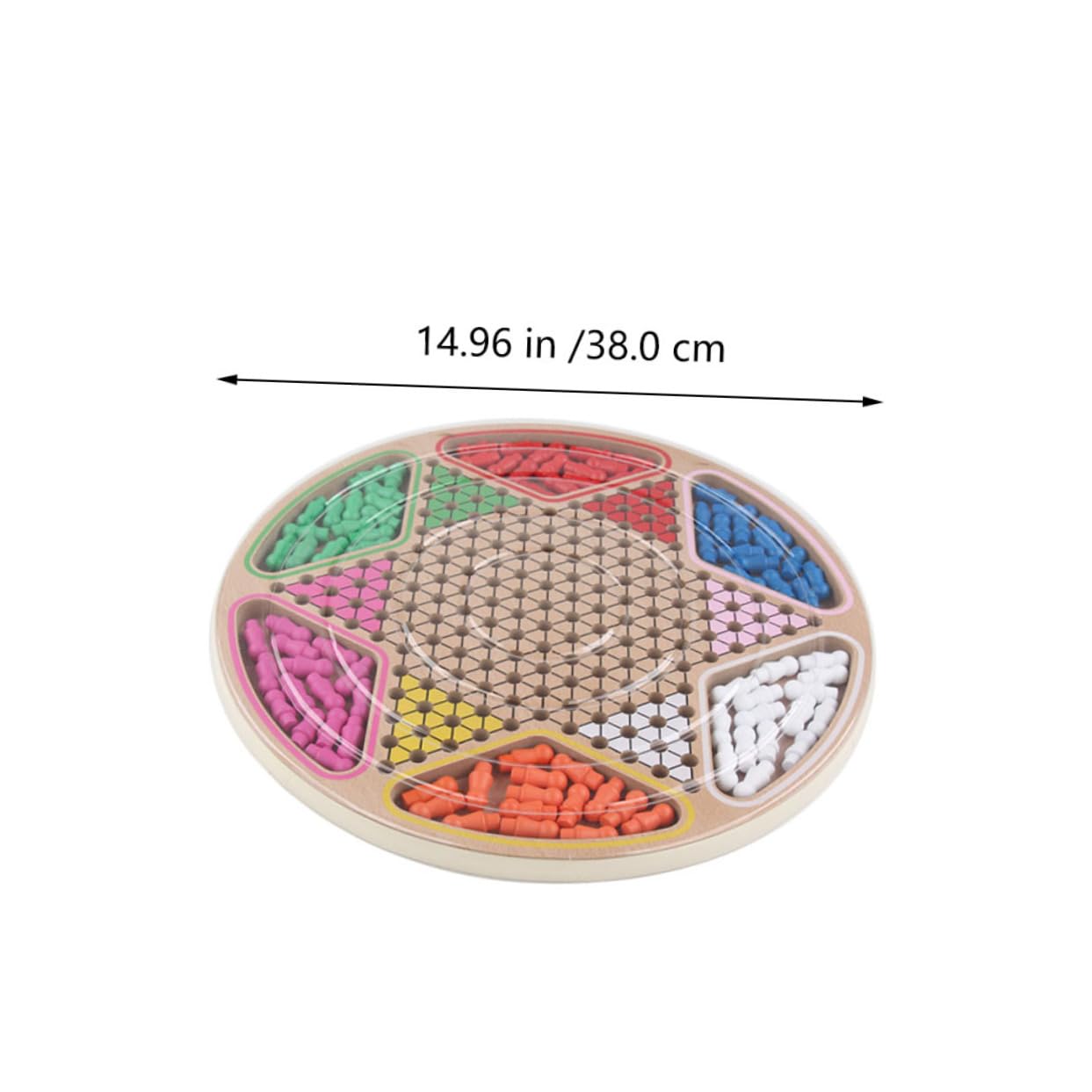 Kisangel 1 Set Educational Checkers Safe Game for Logical Thinking Hand Eye Coordination for Travel Parties