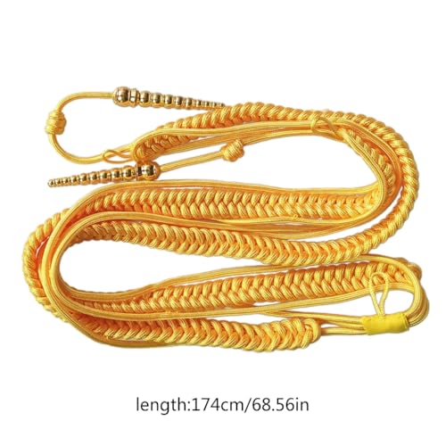 Stebcece Traditional Shoulder Cord Uniform Aiguillette Shoulder Cord DIY Clothing Accessory Polyester Dress Uniform Decoration