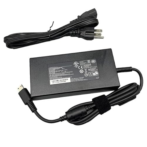 SLRIOYS 330W AC Adapter Compatible with MSI Stealth 16 17 18 A16 A18 GS77 GT77 Vector A16 16 17 GP77 GP78 GP68 GP66 GP76 HX Leopard Creator A16 16 X17 Z17 Z16P Z16 Raider 18 GE76 GE77 GE78 GE68