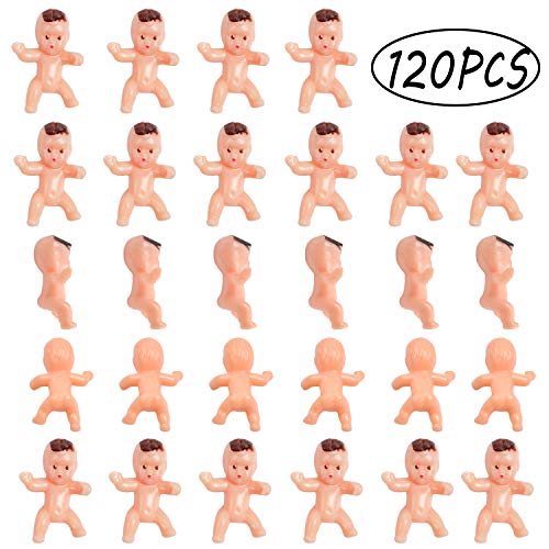 HRLORKC Mini Plastic Babies for Baby Shower and Ice Cubes Game Babies Party