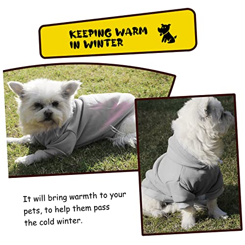 Sudadera de invierno para perros LIOOBO básica y cómoda miniatura 3