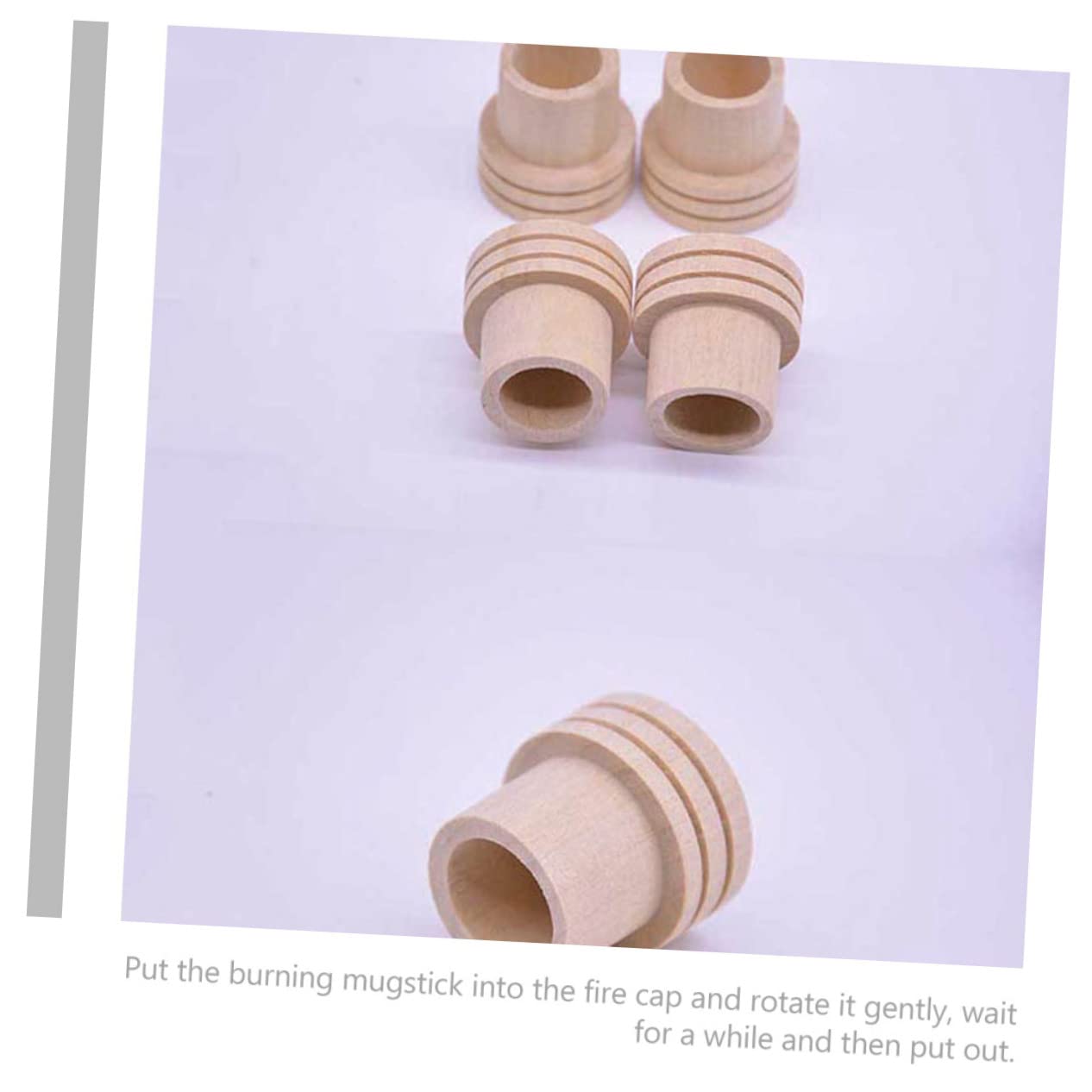 Gogogmee Wood Extinguisher Moxibustion Safety Tool 1.8cm Stick Extinguisher Easy to Clean