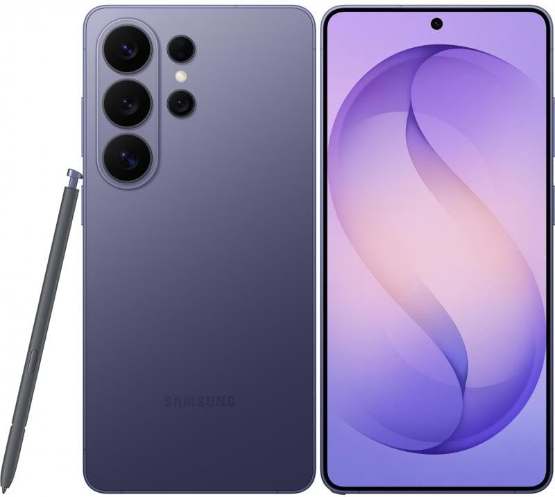 سامسونج Galaxy S26 Ultra AI | 512GB + 12GB RAM + كاميرا 200MP + شاشة خصوصية + AI + 5G - Cobalt Violet